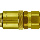 日東 金型カプラ 大流量タイプ(おねじ取付用) 相手側取付サイズR3/8(42184) (品番:K3-03SF-BRASS-NBR)(注番7779739)