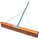 □テラモト コートブラシ(シダ)ステー付 180cm (品番:CL-414-618-0)(注番7817461)・(送料別途見積り,法人・事業所限定)【大型】