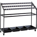 □テラモト カードロック傘立2(48本収納) (品番:UB-270-048-0)(注番7828870)・(送料別途見積り,法人・事業所限定)【大型】
