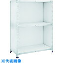 TRUSCO 軽量150型背側板付棚 W1500XD300XH1200 3段 (品番:TLA45K-23)(注番7831340)・(法人・事業所限定,直送元)(3)