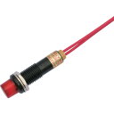 サカヅメ LED表示灯 DA-10TPBL (AC/DC200V接続)Φ10赤 (品番:DA-10TPBL-AC/DC200V-R)(注番7888198)