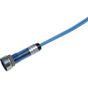 サカズメ LED表示灯 DA-8FL-2 (AC/DC100V接続) Φ8 青 (品番:DA-8FL-2-AC/DC100V-B)(注番7888317)・(送料...