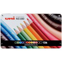 uni 色鉛筆 鉛筆ワイドK880 12色 (品番:K88012CPN)(注番7895852)(3)