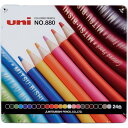 uni 色鉛筆 鉛筆ワイドK880 24色 (品番:K88024CPN)(注番7895861)