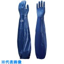 SHOWA 腕カバー付手袋 No774ニトローブTYPE-R65 ブルー LLサイズ (品番:NO774-LL)(注番7901054)(4)