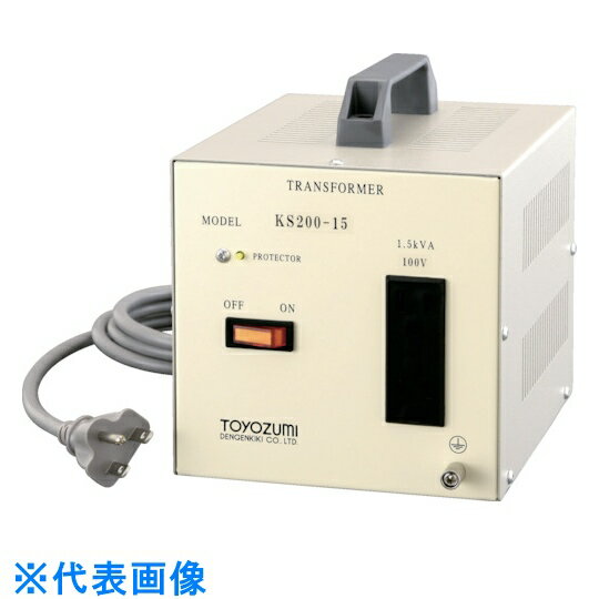 楽天佐勘金物店豊澄電源　KS国内設備シリーズ　200V対100V　1．5KVA （品番:KS200-15）（注番7903901）・（送料別途見積り,法人・事業所限定,取寄）