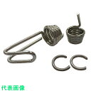 ユタカメイク 金具 ゴムロープ金具Cセット 平行金具♂♀各1 止金具2個 6~4.2用 (品番:GA-03)(注番7945604)