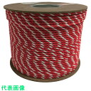 ユタカメイク アクリル紅白ロープ 6mm×200m (品番:PRZ-10)(注番7948051)