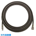 Asada 3/8高圧ホース 200V冷水・エンジン式用 20m ワンタッチカプラ (品番:HD03003)(注番8067655)