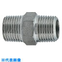 □カクダイ ステンレス六角ニップル (品番:6474-25)(注番8078039)・(送料別途見積り,法人・事業所限定,取寄)
