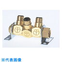 チヨダ エア分岐管 フリージョイント4 3WAY 適用チューブ6mm ネジサイズRc1/4 (品番:3MM1-06)(注番8083441)・(送料別途見積り,法...