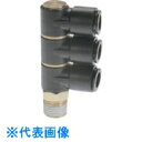 チヨダ チューブ継手 フジ トリプルバンジョー(樹脂) 8mm R1/4 (品番:8R-02S3)(注番8083942)・(送料別途見積り,法人・事業所限定,取...