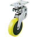 ユーエイ プレート式 自在 クッションキャスター 帯電防止ウレタン 車輪径125mm SKYタイプ SKY-S型 取付寸法82×40 (品番:SKY-S125S...