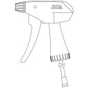 FURUPLA 部品No.282G ピストル本体セット グリーン(#550用) (品番:282-G)(注番8115327)