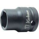 コーケン インパクト6角ソケット(薄肉) 1/2(12.7mm)差込 (品番:14401A-1.1/8)(注番8120781)・(送料別途見積り,法人・事業所限...