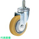 □ハンマー ねじ込み旋回式ウレタン車輪(ローラーベアリング)100mm (品番:420SA-URB100)(注番8142758)・(送料別途見積り,法人・事業所限定,取寄)(4)