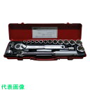 HIT 1/2インチ角 ソケットレンチセット 4R-ISO (品番:4RISO)(注番8145613)・(送料別途見積り,法人・事業所限定,取寄)