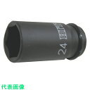 HIT 3/8インチ角インパクトディープソケット (6角) 12mm (品番:P3H12L)(注番8145870)・(送料別途見積り,法人・事業所限定,取寄)