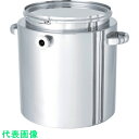 日東　ステンレスタンク平底型バンド式ジャケット容器35L （品番:CTL-J-36）（注番8147016）・（法人・事業所限定,直送元）