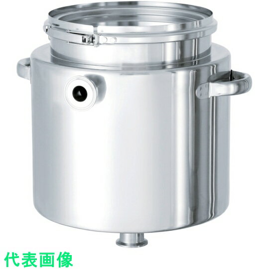 日東　ステンレスタンクホッパー型バンド式ジャケット容器10L （品番:HT-CTL-J-24）（注番8147096）・（法人・事業所限定,直送元）