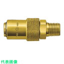 日東 金型カプラ (めねじ取付用) K02TSM 相手側取付サイズRc1/4(04492) (品番:K-02TSM-BRASS-NBR)(注番8147689)