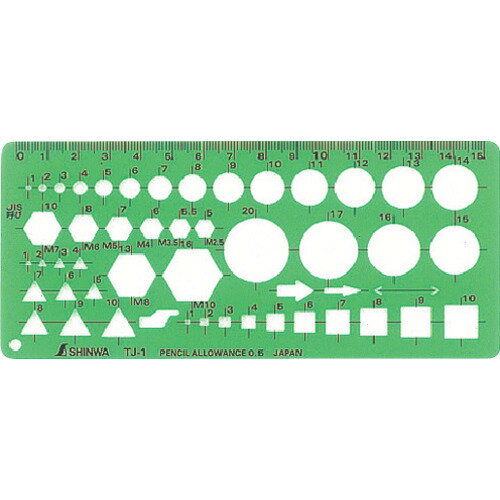 シンワ　テンプレートTJ-1 （品番:66026）（注番8163957）