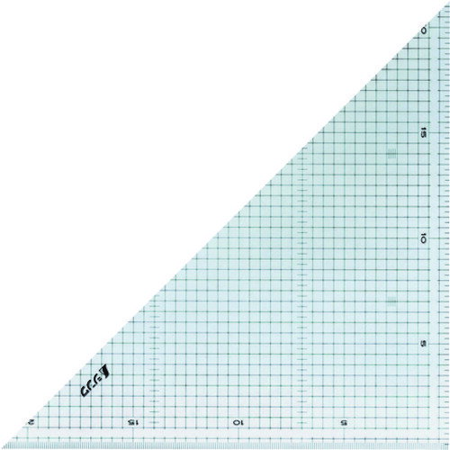 シンワ　三角定規30cm方眼目盛付2枚組 （品番:77062）（注番8164387）
