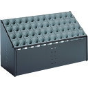 □テラモト シュート式傘立て オブリークアーバン(48本収納)グレー (品番:UB-285-248-6)(注番8173439)・(送料別途見積り,法人・事業所限...