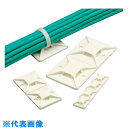 PANDUIT マウントベース アクリル系粘着テープ付き 白 (50個入) 《10袋入》(品番:ABM4H-AT-L)(注番8180162×10)・(送料別途見...