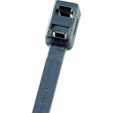 PANDUIT ダブルループ結束バンド 耐熱性黒 7.6×373×1.9 (250本入) (品番:PLB4H-TL30)(注番8180374)