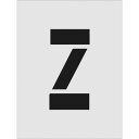 IM ステンシル Z 文字サイズ250×125mm (品番:AST-Z250125)(注番8186173)
