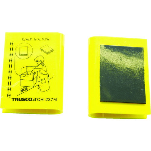 TRUSCO　カートンエッジホルダー　マグネット付タイプ　4個入セット （品番:TCH-237M）（注番8191277）