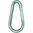 TRUSCO 国産ステンレスカラビナハーケン NS型 8X80mm (品番:TSKH-8NS)(注番8191379)