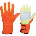 ミドリ安全 消防・レンジャー用 防火手袋 (豚革補強タイプ) M (品番:MK-FM-1-OR-M)(注番8192510)
