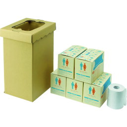 sanwa　非常用トイレ袋　くるくるトイレ100回分 （品番:400-785）（注番8194127）