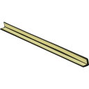 光 アングル型スポンジ 黒 5×30×30×450mm (品番:SL305-450)(注番8202170)