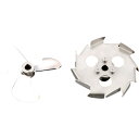 AS エアーミキサー用ステンレスプロペラ3枚翼 (品番:1-788-15)(注番8210249)・(送料別途見積り,法人・事業所限定,取寄)