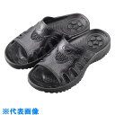AS 研究者用サンダル NO.1400 黒 L (品番:1-9535-12)(注番8210751)・(送料別途見積り,法人・事業所限定,取寄)