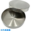 AS ステンレスシャーレ 100×20×0.8 (品番:2-129-05)(注番8211078)・(送料別途見積り,法人・事業所限定,取寄)