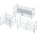 AS ステンレス試験管立10-25M (品番:2-9502-01)(注番8213148)・(送料別途見積り,法人・事業所限定,取寄)
