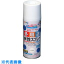 アサヒペン 水性多用途スプレー 300ML ツヤ消し 白 《6本入》 （品番:565327）（注番8248884×6）・（送料別途見積り,法人・事業所限定,取寄）