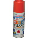 アサヒペン 水性多用途スプレー 420ML 赤 (品番:566065)(注番8249113)