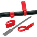 PANDUIT マーカーストラップ付き結束バンド グレー (50本入) (品番:CM4S-L8)(注番8257248)
