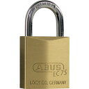 ABUS　真鍮南京錠　EC75−30　ディンプルシリンダー　（ブリスターパック） 〔品番:BPEC75-30〕特長●圧倒的なカギ違いを誇ります。●30・40mmタイプは8 000通り、50・60mmタイプは168 003通りを有します。●切...