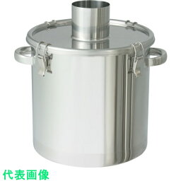 日東　ステンレスタンク　粉体回収容器150Aパイプ　15L （品番:FK-CTH-27-SP-150A）（注番8265798）・（法人・事業所限定,直送元）