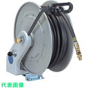 □ハタヤ 自動巻高圧水用ホースリール10m 内径φ6.4 ラバーホース (品番:NWSC-HP102)(注番8279252)・(法人・事業所限定,直送元)