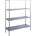 キャニオン パンチングシェルフ 910×610×2200mm (品番:SUSP-610X-910X2200-4)(注番8282061)・(法人・事業所限定,直送元)(3)