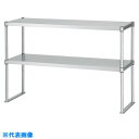 シンコー 上ベタ棚2段 間口1800mm ×1800×400 (品番:U2-18040)(注番8282441)・(法人・事業所限定,直送元)