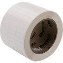 PANDUIT 熱転写プリンタ用ラベル ポリエステル 白 サイズ25.4mmX6.4mm 10000枚入り C100X025YJT 《2箱入》(品番:C100X...