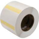 PANDUIT 熱転写プリンタ用回転ラベル 黄 印字部25.4mmX12.7mm ラベル数2500枚 R100X150V8T 《2巻入》(品番:R100X150...